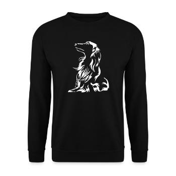 Teckel « Black Edition » - Sweat-shirt Unisexe - noir - Devant - Alina (178cm) & Michal (187cm)