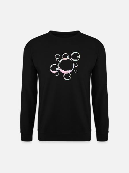 Shimmering soap bubbles - Unisex Sweatshirt - black
