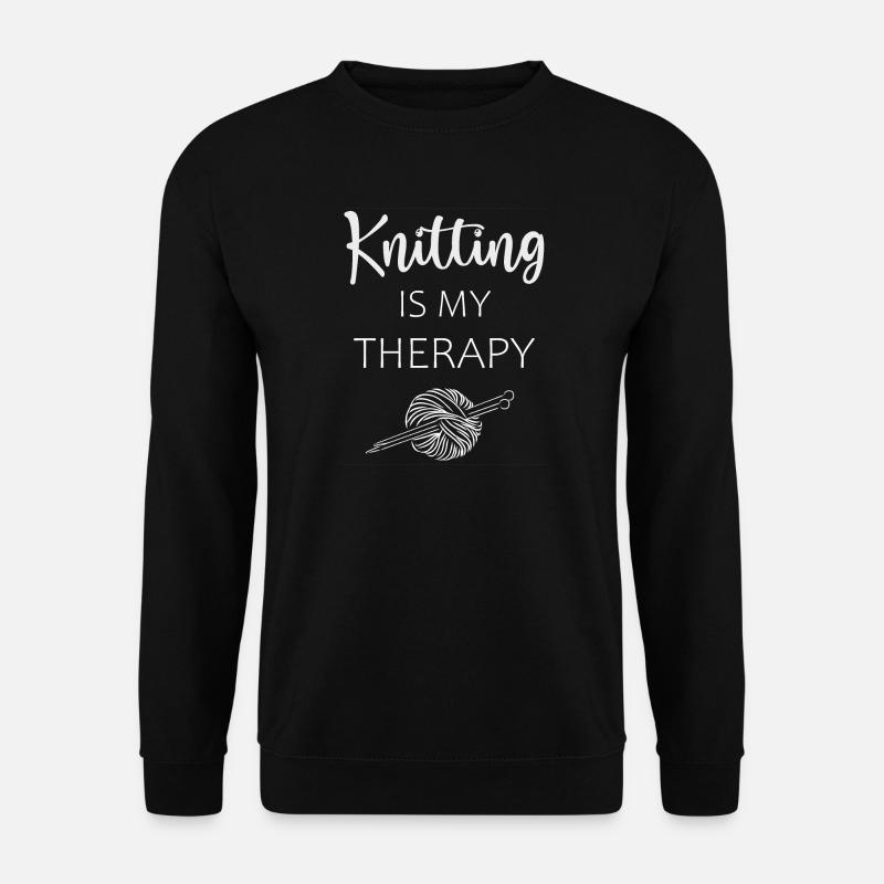 Stricken - Unisex Pullover - Schwarz