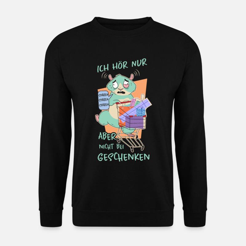 Hamster Geschenke - Unisex Pullover - Schwarz