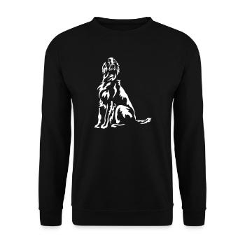 Irish Setter "Black Edition" - Unisex Sweatshirt - black - Front - Alina (178cm) & Michal (187cm)