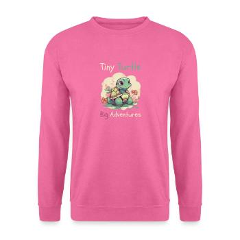 Tiny Turtle Adventure Design - Unisex Sweatshirt - pink - Front