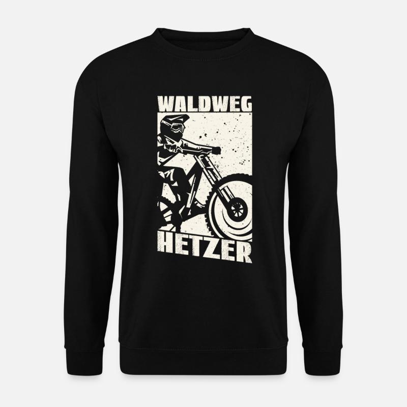 Waldweg Hetzer - Unisex Pullover - Schwarz