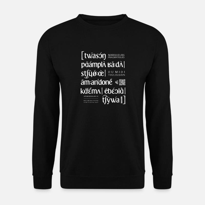 apium - API - Sweat-shirt Unisexe - noir