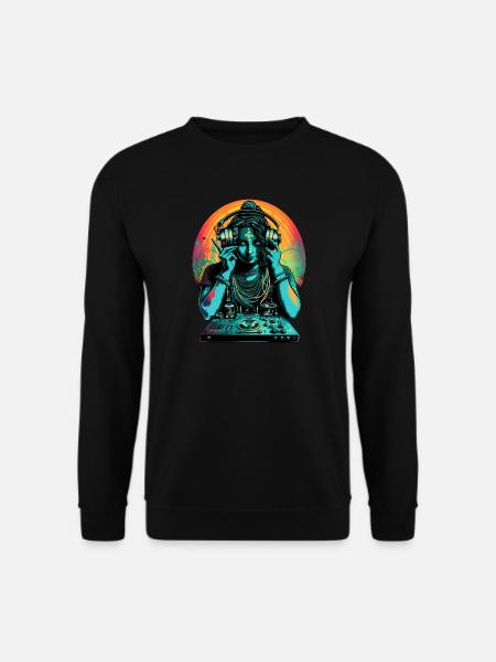Déesse DJ - Sweat-shirt Unisexe - noir