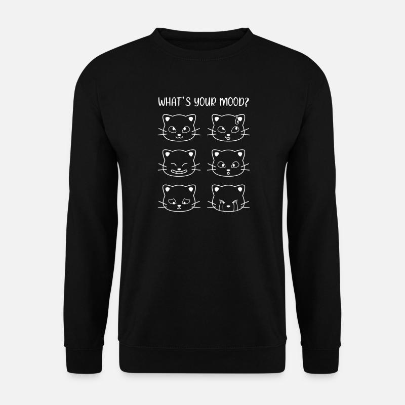 Cats - What's Your Mood? - Unisex Sweatshirt - black