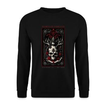HOD - Eternity - Unisex Sweatshirt - black - Front - Alina (178cm) & Michal (187cm)