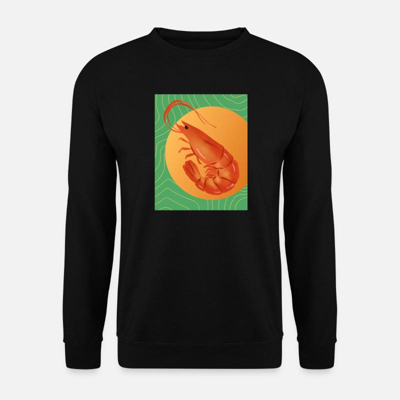 Maximalist Shrimp - Unisex Sweatshirt - black