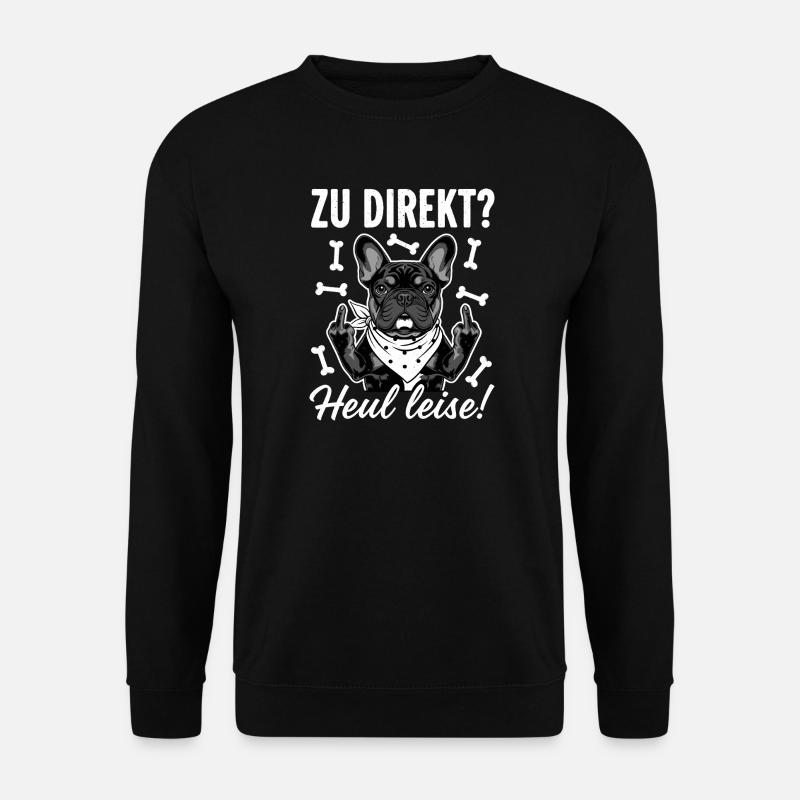 Coole Französische Bulldogge - Unisex Pullover - Schwarz