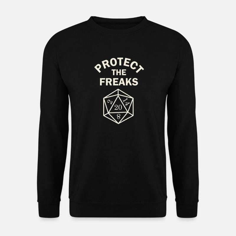 Schütze die Freaks - Unisex Pullover - Schwarz