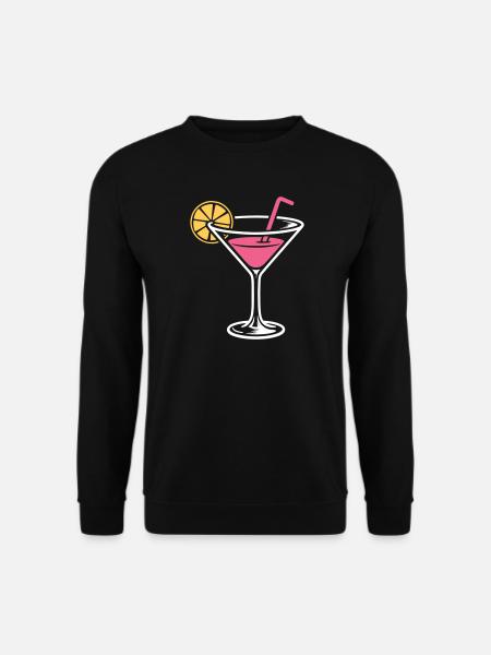 Cocktail Alcohol Mixed drink Long drinks - Unisex Sweatshirt - black