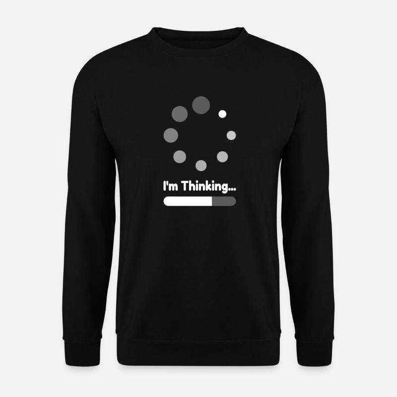 Je pense Chargement Progrès - Sweat-shirt Unisexe - noir