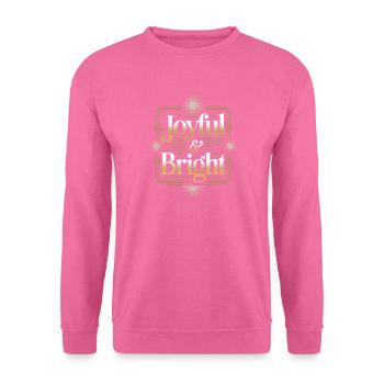 Fröhlicher und heller Goldglanz - Unisex Pullover - Pink - Vorne
