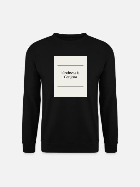 Inhimillisyys_on_uusi_musta-3 - Sweat-shirt Unisexe - noir