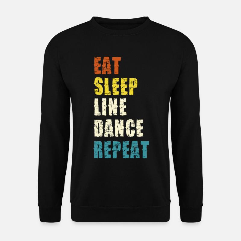 Line Dance Lifestyle Slogan - Unisex Sweatshirt - black