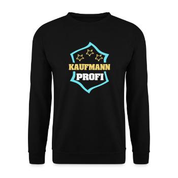 Job Businessman - Unisex Sweatshirt - black - Front - Alina (178cm) & Michal (187cm)