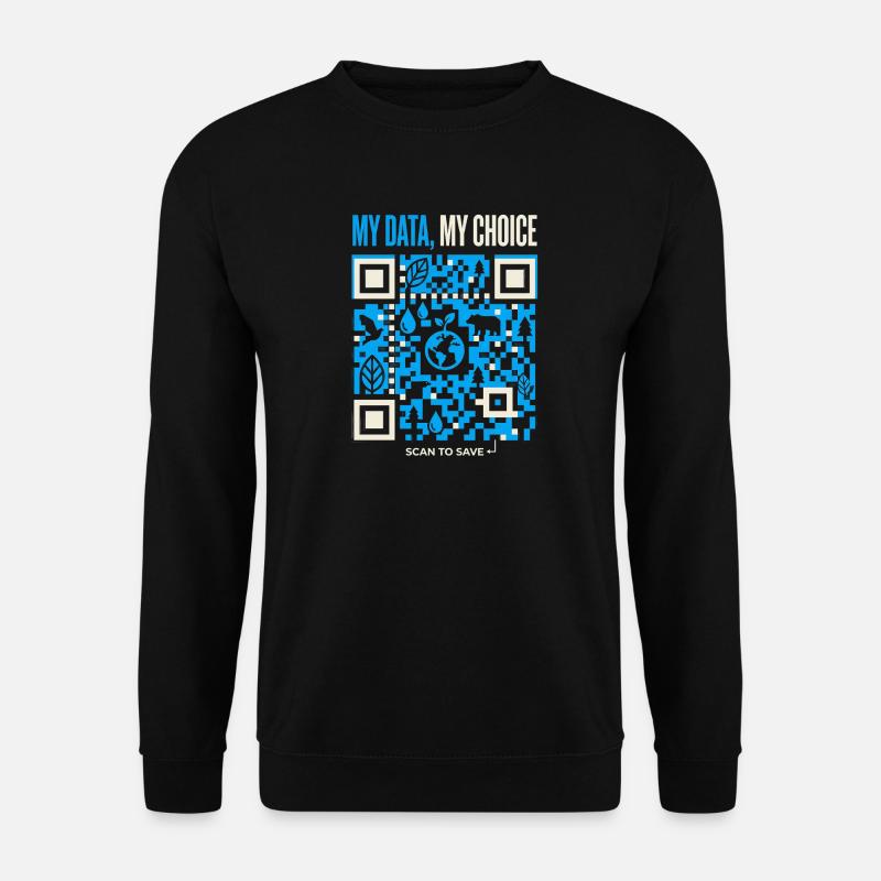 My Data My Choice - Unisex Sweatshirt - black