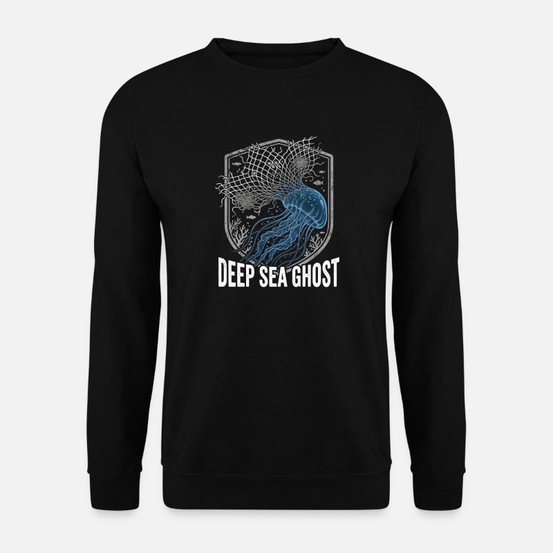 Tiefsee Plastik Geist - Unisex Pullover - Schwarz