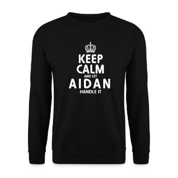 AIDAN Gérez-en - Sweat-shirt Unisexe - noir - Devant - Alina (178cm) & Michal (187cm)