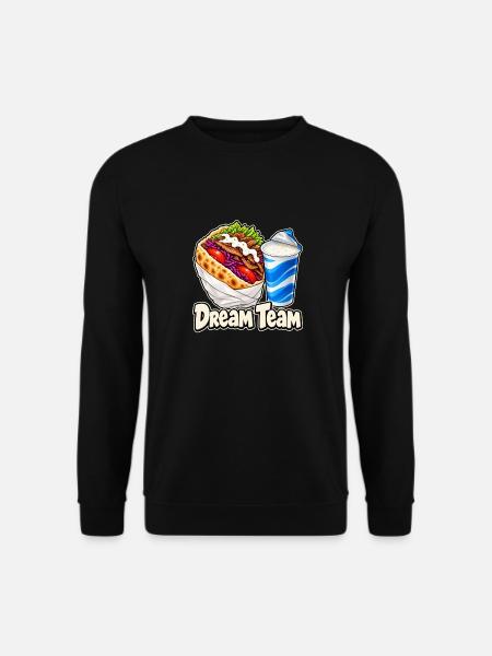 Döner und Ayran - Unisex Pullover - Schwarz