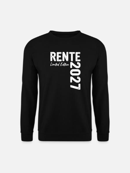 Rente 2027 - Ruhestand - Pension - Unisex Pullover - Schwarz