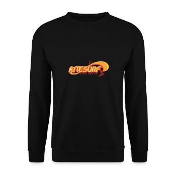 Kitesurfer Kitesurfing Waves Wind Water - Unisex Sweatshirt - black - Front - Alina (178cm) & Michal (187cm)