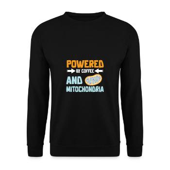 Biologie Lehrer Motiv Naturwissenschaft - Unisex Pullover - Schwarz - Vorne - Alina (178cm) & Michal (187cm)