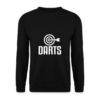 Darts Darts - Unisex Sweatshirt - black - Front - Alina (178cm) & Michal (187cm)