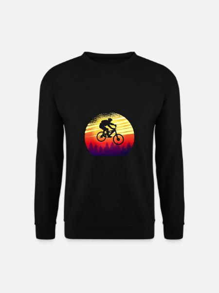 DH Bike VTT Descente VTT - Sweat-shirt Unisexe - noir