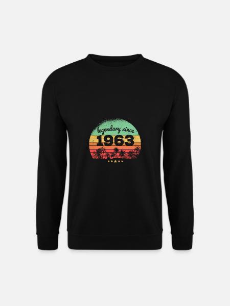 Legendary Since 1963 60. Geburtstag - Unisex Pullover - Schwarz