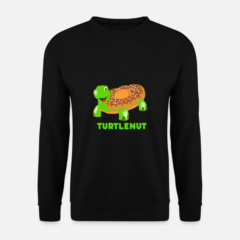 Turtlenut Donut Schildkröte Süß Zucker Glasur - Unisex Pullover - Schwarz