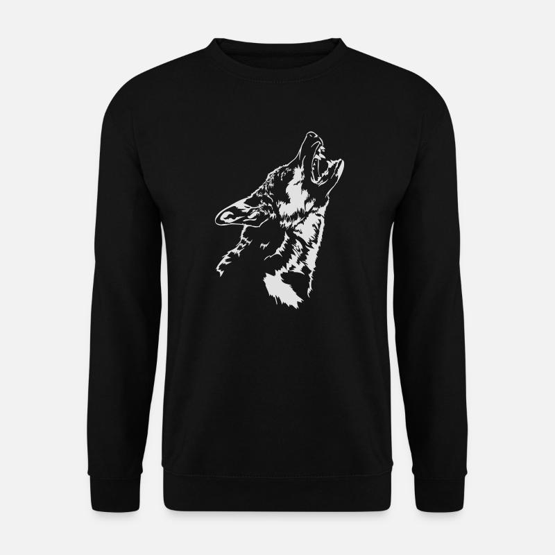 DEUTSCHER SCHÄFERHUND - German Shepherd Wilsigns - Unisex Pullover - Schwarz