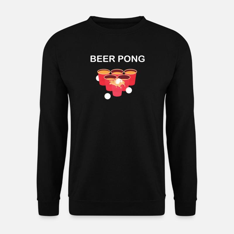 Beer Pong - Unisex Pullover - Schwarz