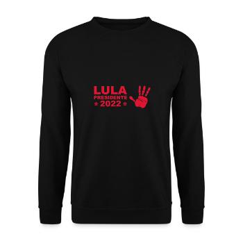 Lula 2022 - Lula Presidente 22 - Lula 13 Brasil - Unisex Sweatshirt - black - Front - Alina (178cm) & Michal (187cm)