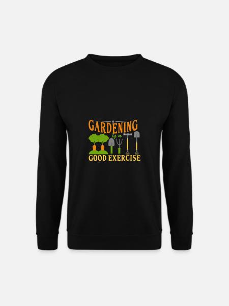 Garten Motiv Gärtner & Gärtnerin Spruch - Unisex Pullover - Schwarz