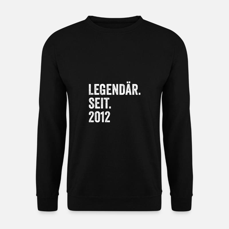 11 Jahre Legendär Seit 2012 11. Geburtstag - Unisex Pullover - Schwarz
