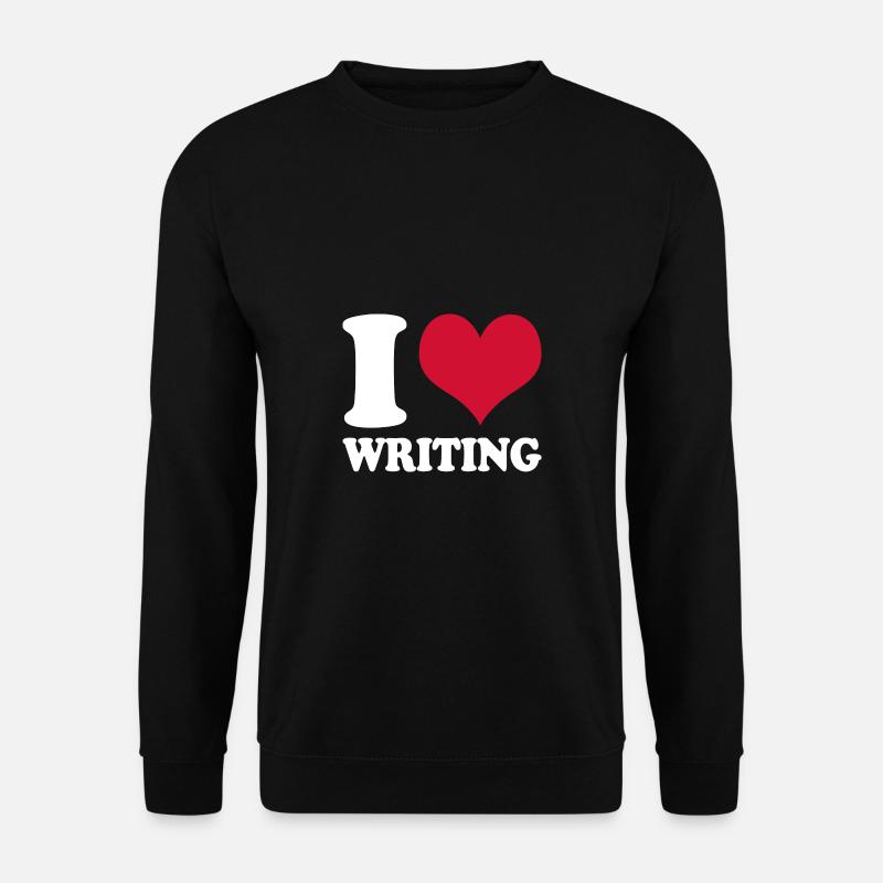 Écrivain J’aime écrire - Sweat-shirt Unisexe - noir