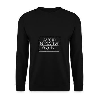 Lustiger Mathe Lehrer Spruch Mathematik - Unisex Pullover - Schwarz - Vorne - Alina (178cm) & Michal (187cm)