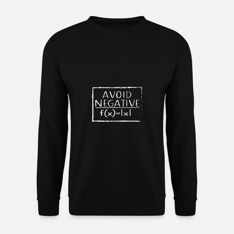 Lustiger Mathe Lehrer Spruch Mathematik - Unisex Pullover - Schwarz