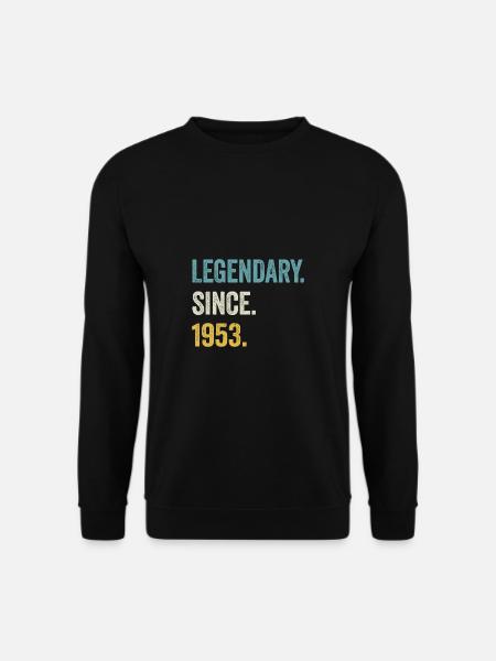 71-års fødselsdag 71 års legendarisk siden 1953 - Unisex sweater - sort