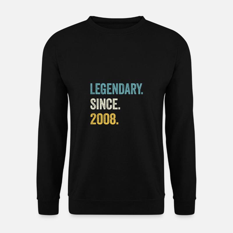 17e anniversaire 17 ans de légende depuis 2008 - Sweat-shirt Unisexe - noir