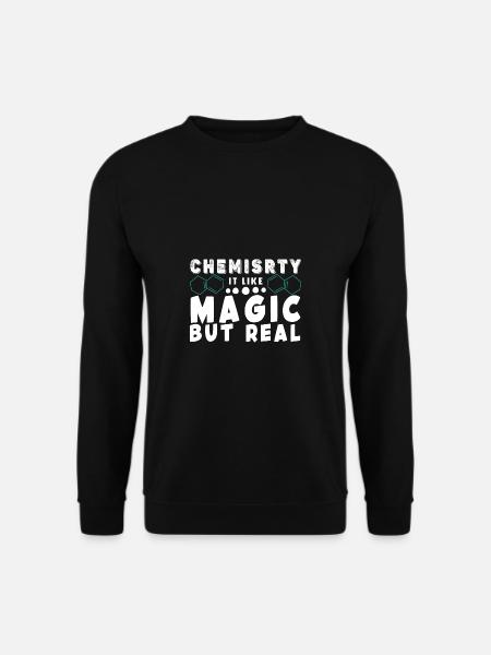 Chemie Lehrer Wissenschaftler Chemieker - Unisex Pullover - Schwarz