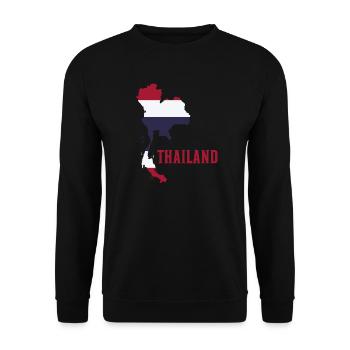 Thailand - Unisex Pullover - Schwarz - Vorne - Alina (178cm) & Michal (187cm)
