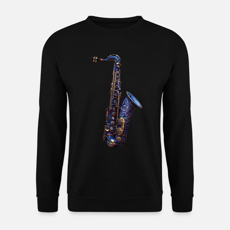 Saxophone - Unisex Sweatshirt - black