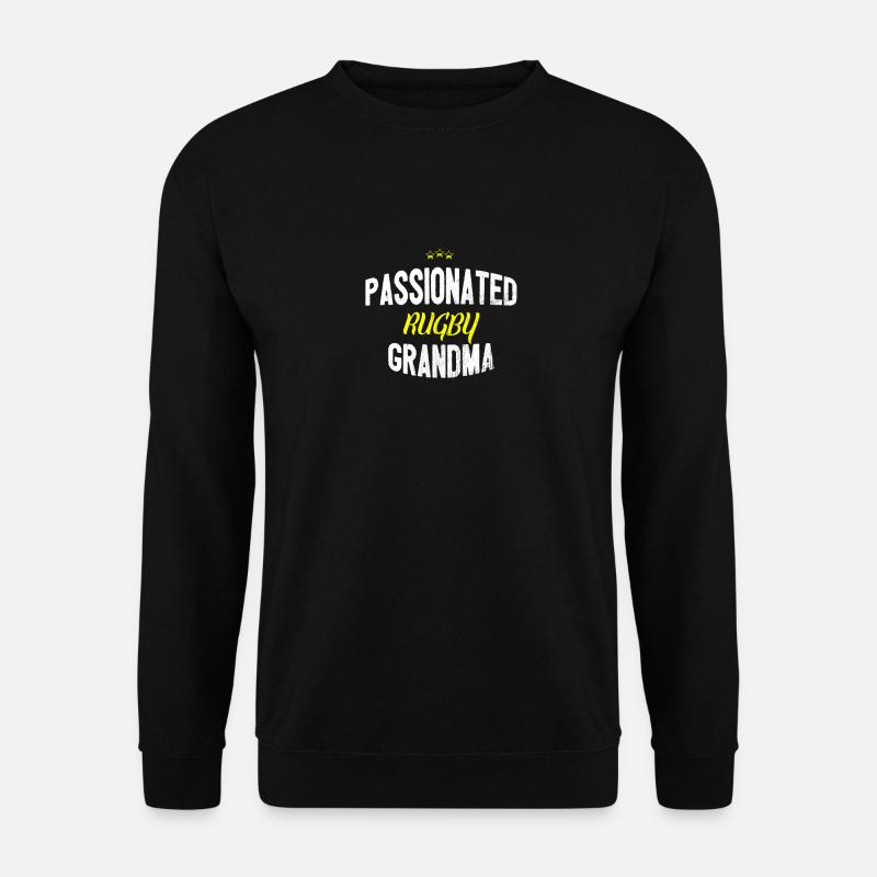 Distressed - RUGBY MAMIE Passionnée - Sweat-shirt Unisexe - noir