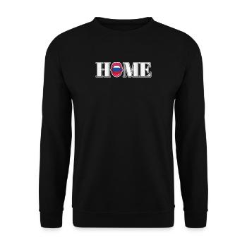 Russie Accueil cadeau - Sweat-shirt Unisexe - noir - Devant - Alina (178cm) & Michal (187cm)