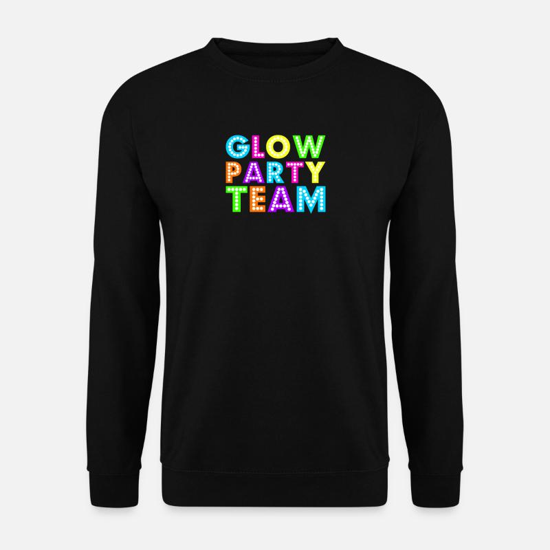 Glow Party Team - Unisex Sweatshirt - black