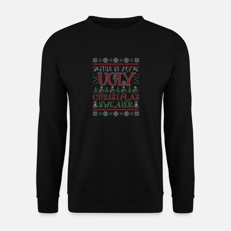 Mon vilain petit cadeau de Noël Pull - Sweat-shirt Unisexe - noir