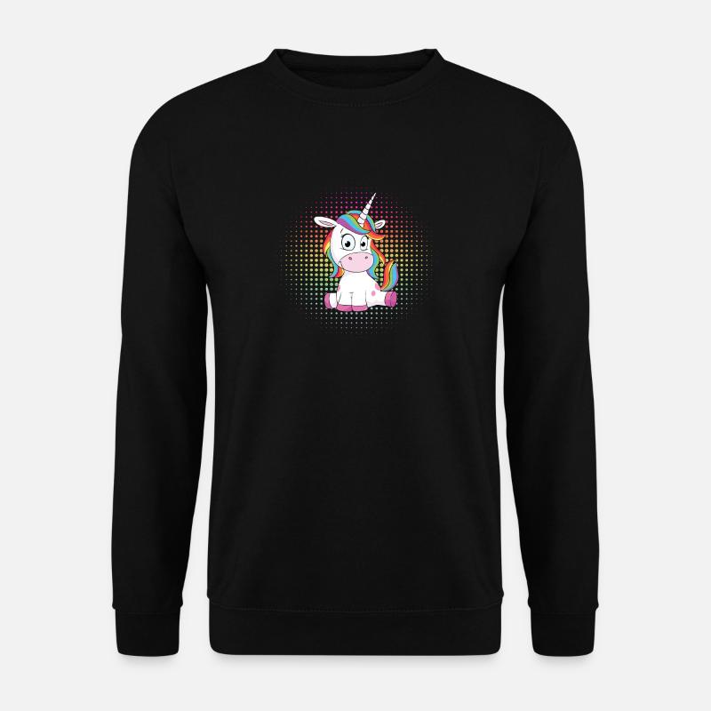 Süßes Einhorn - Unisex Pullover - Schwarz