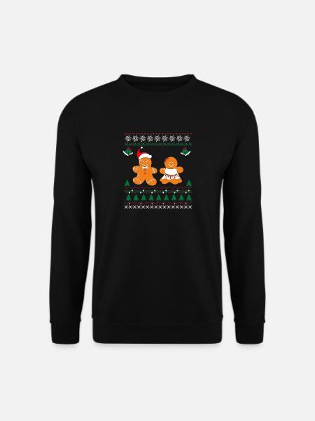 Gingerbread Ugly Christmas Weihnachten Geschenk - Unisex Pullover - Schwarz
